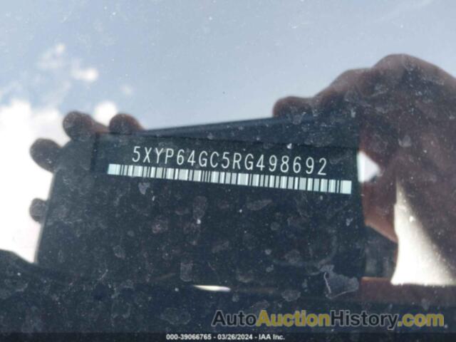 KIA TELLURIDE S, 5XYP64GC5RG498692