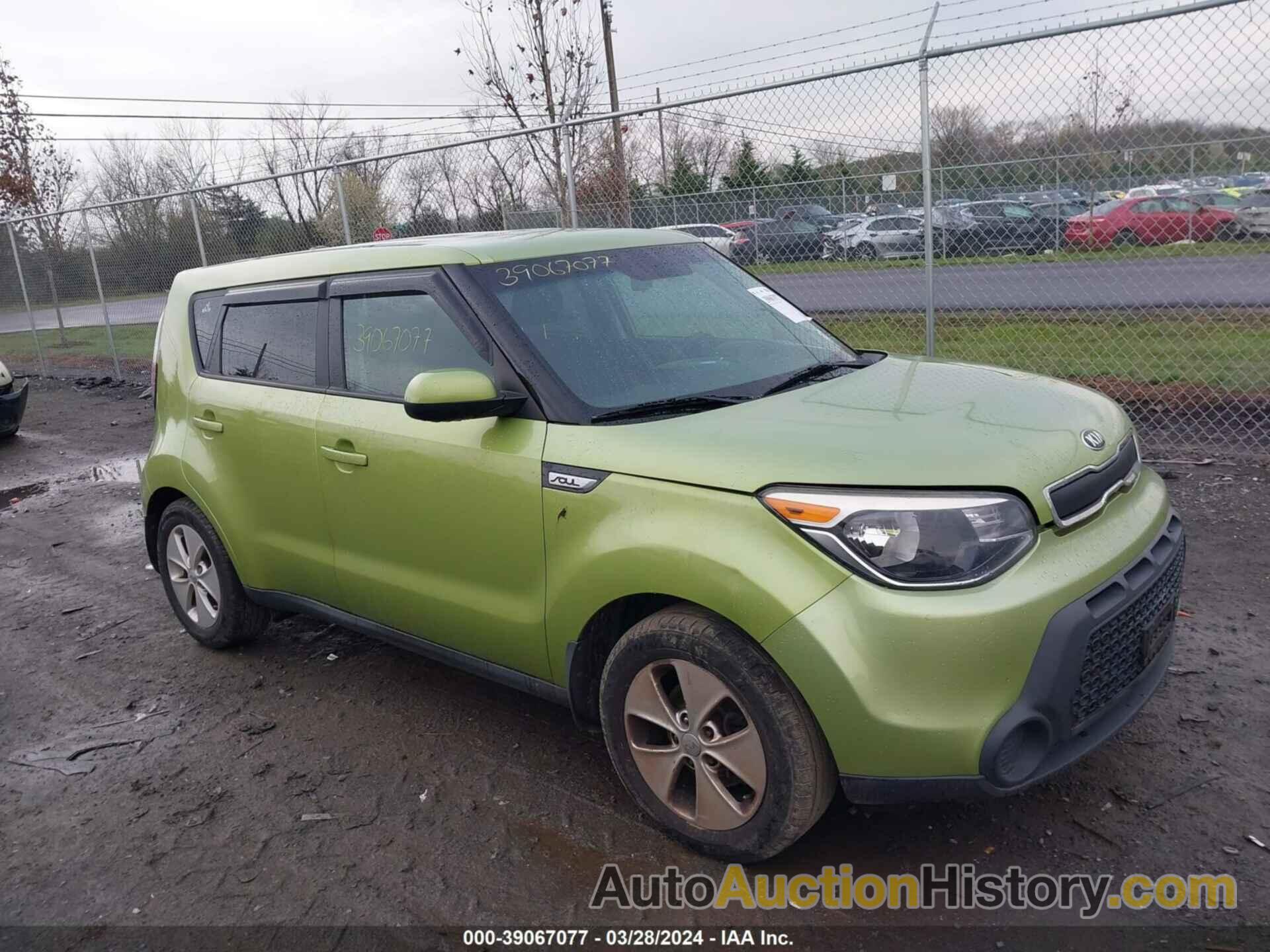 KIA SOUL, KNDJN2A22F7767382