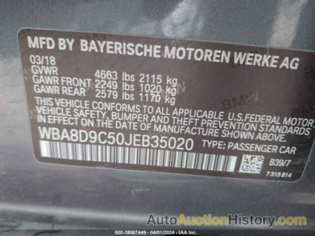 BMW 330 XI, WBA8D9C50JEB35020