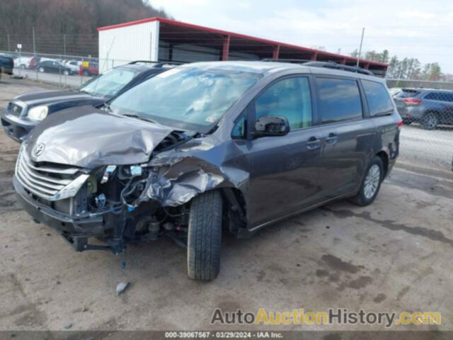 TOYOTA SIENNA XLE V6 8 PASSENGER, 5TDYK3DC4DS363276