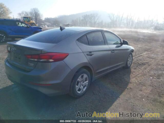 HYUNDAI ELANTRA SE, 5NPD74LF4JH395163