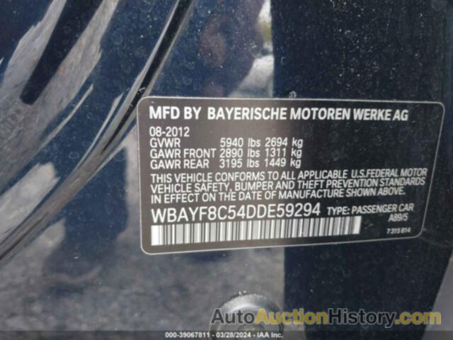 BMW 750LI XDRIVE, WBAYF8C54DDE59294