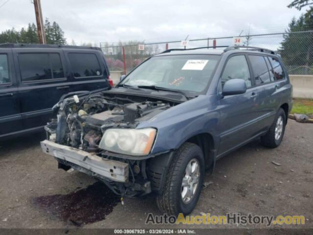 TOYOTA HIGHLANDER LIMITED V6/V6, JTEHF21A020069953