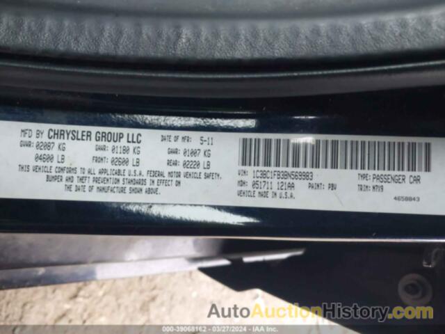 CHRYSLER 200 TOURING, 1C3BC1FB3BN569983