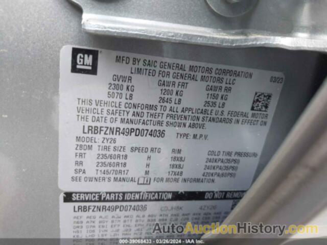 BUICK ENVISION ESSENCE FWD, LRBFZNR49PD074036