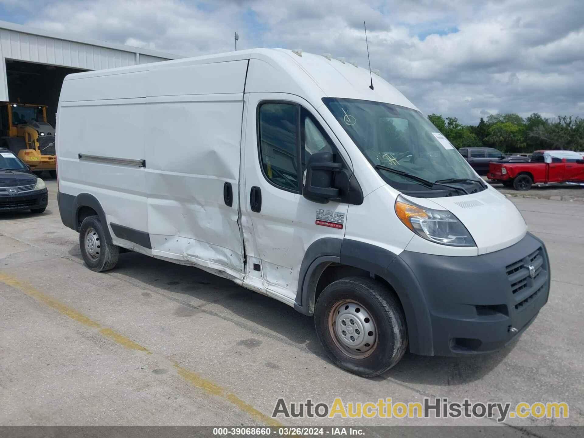 RAM PROMASTER 2500 HIGH ROOF 159 WB, 3C6TRVDG3JE148747