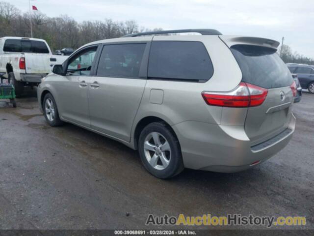 TOYOTA SIENNA LE 8 PASSENGER, 5TDKZ3DC3HS828492