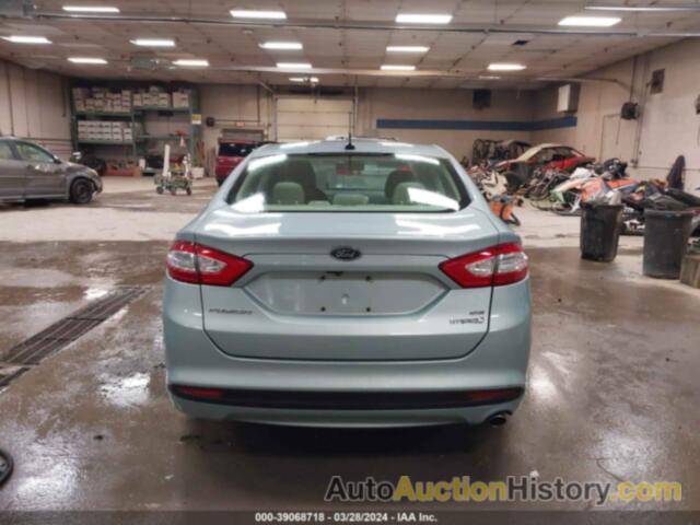 FORD FUSION HYBRID SE, 3FA6P0LU1DR217525