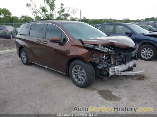 TOYOTA SIENNA XLE, 5TDYRKEC3NS114991