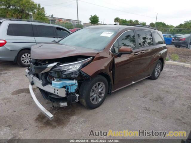 TOYOTA SIENNA XLE, 5TDYRKEC3NS114991