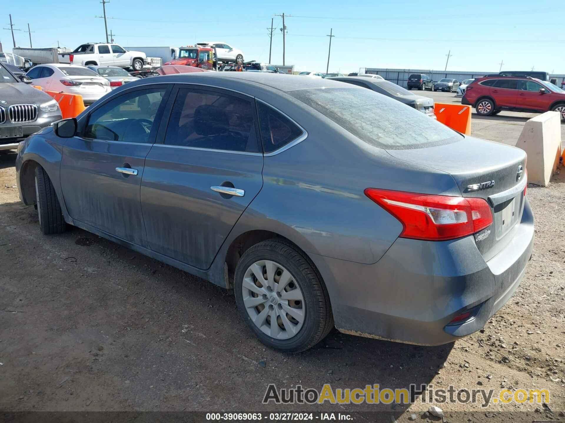 NISSAN SENTRA S, 3N1AB7AP0HY253522