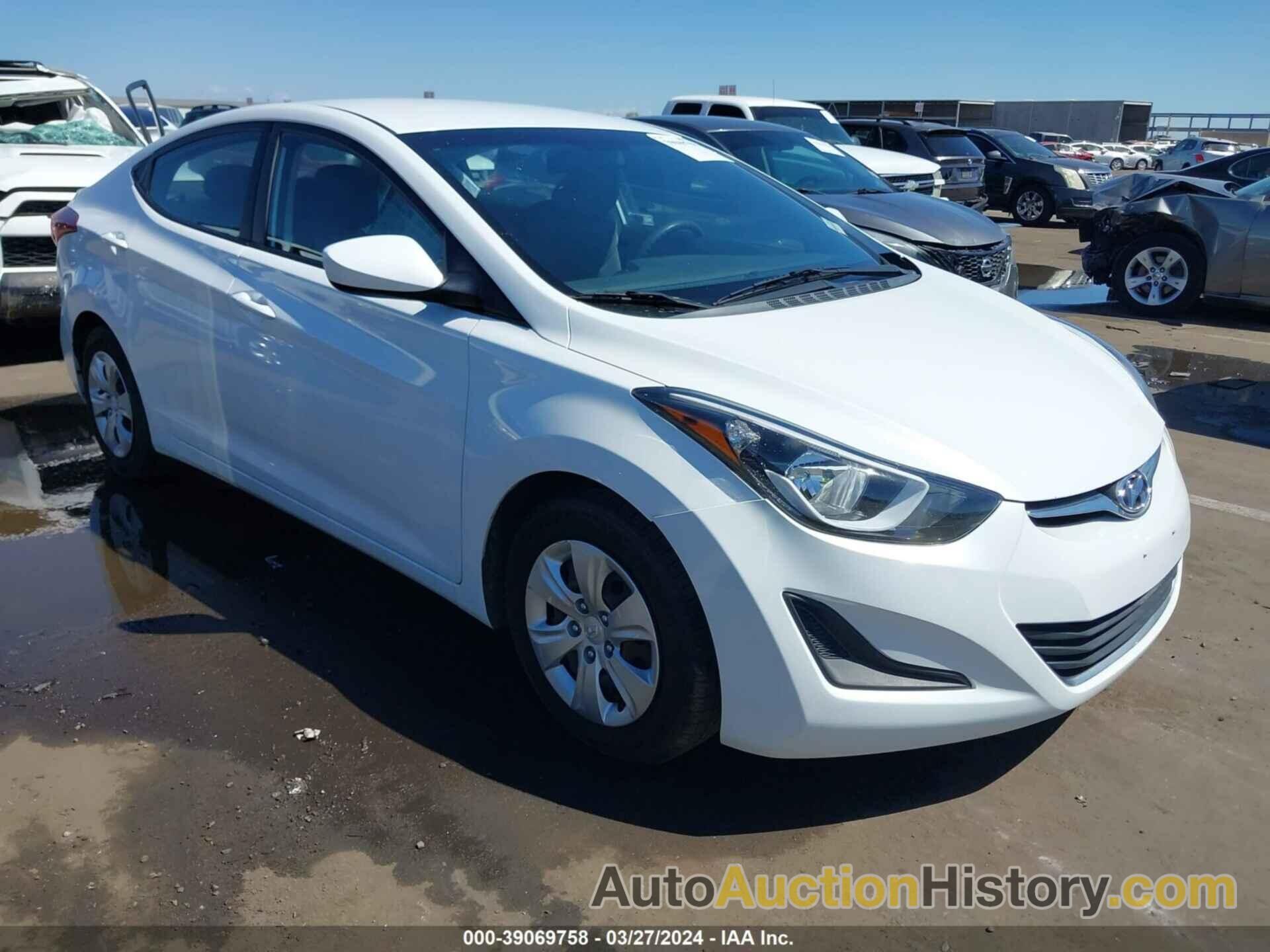 HYUNDAI ELANTRA SE, 5NPDH4AE8GH793444