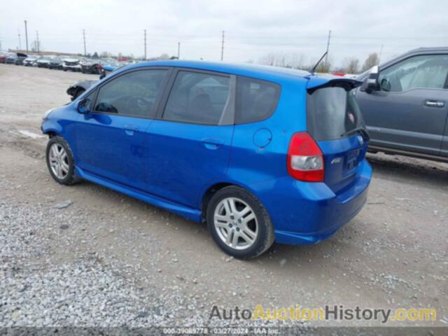 HONDA FIT SPORT, JHMGD38677S056026