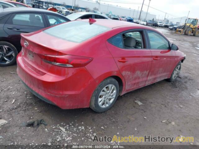 HYUNDAI ELANTRA SE, 5NPD74LF6HH206085