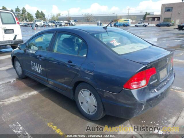 HONDA CIVIC HYBRID, JHMFA36228S005460