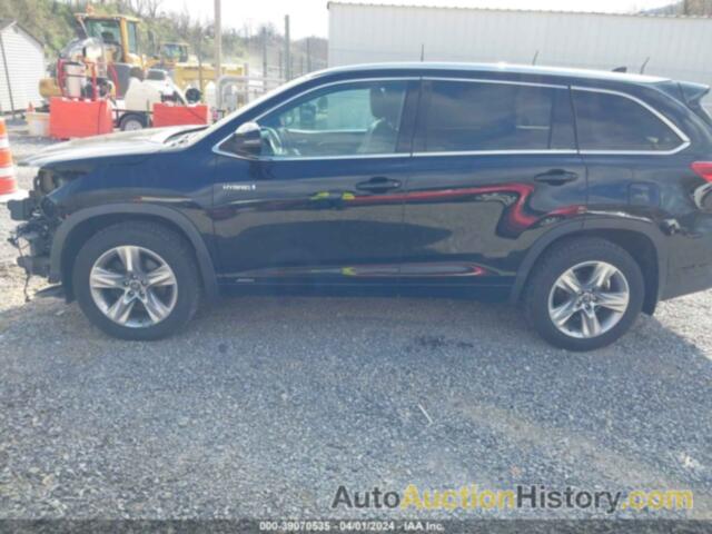 TOYOTA HIGHLANDER HYBRID LIMITED, 5TDDGRFH6KS062419