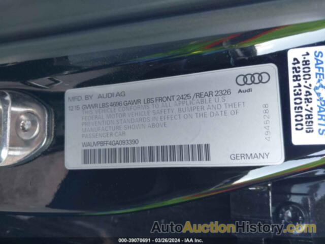 AUDI A3 E-TRON 1.4T PREMIUM, WAUVPBFF4GA093390