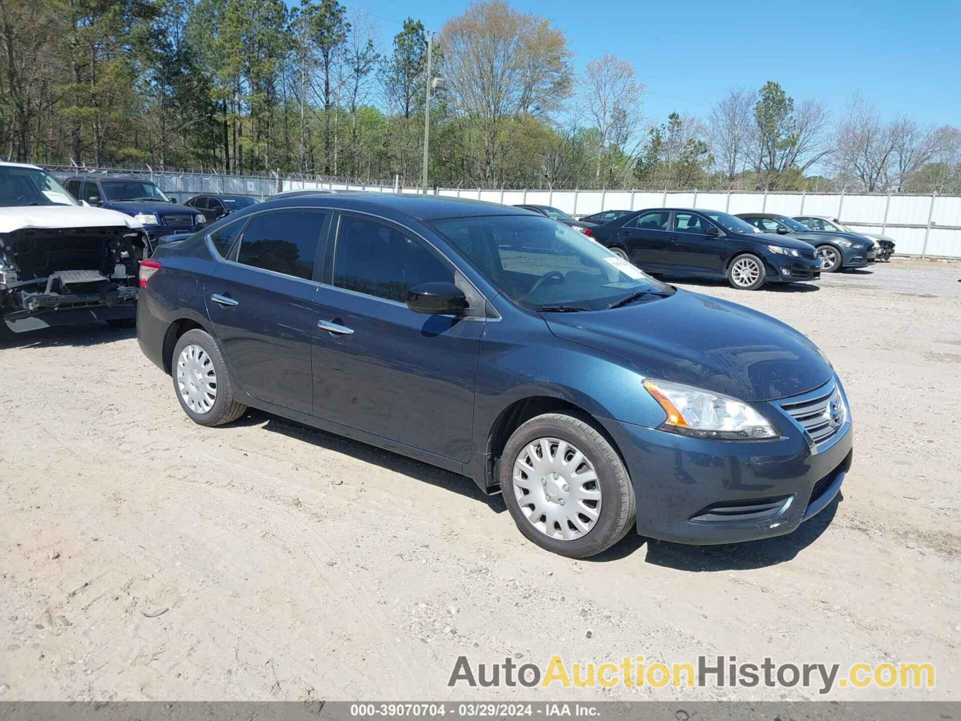 NISSAN SENTRA S, 3N1AB7AP8EL679287