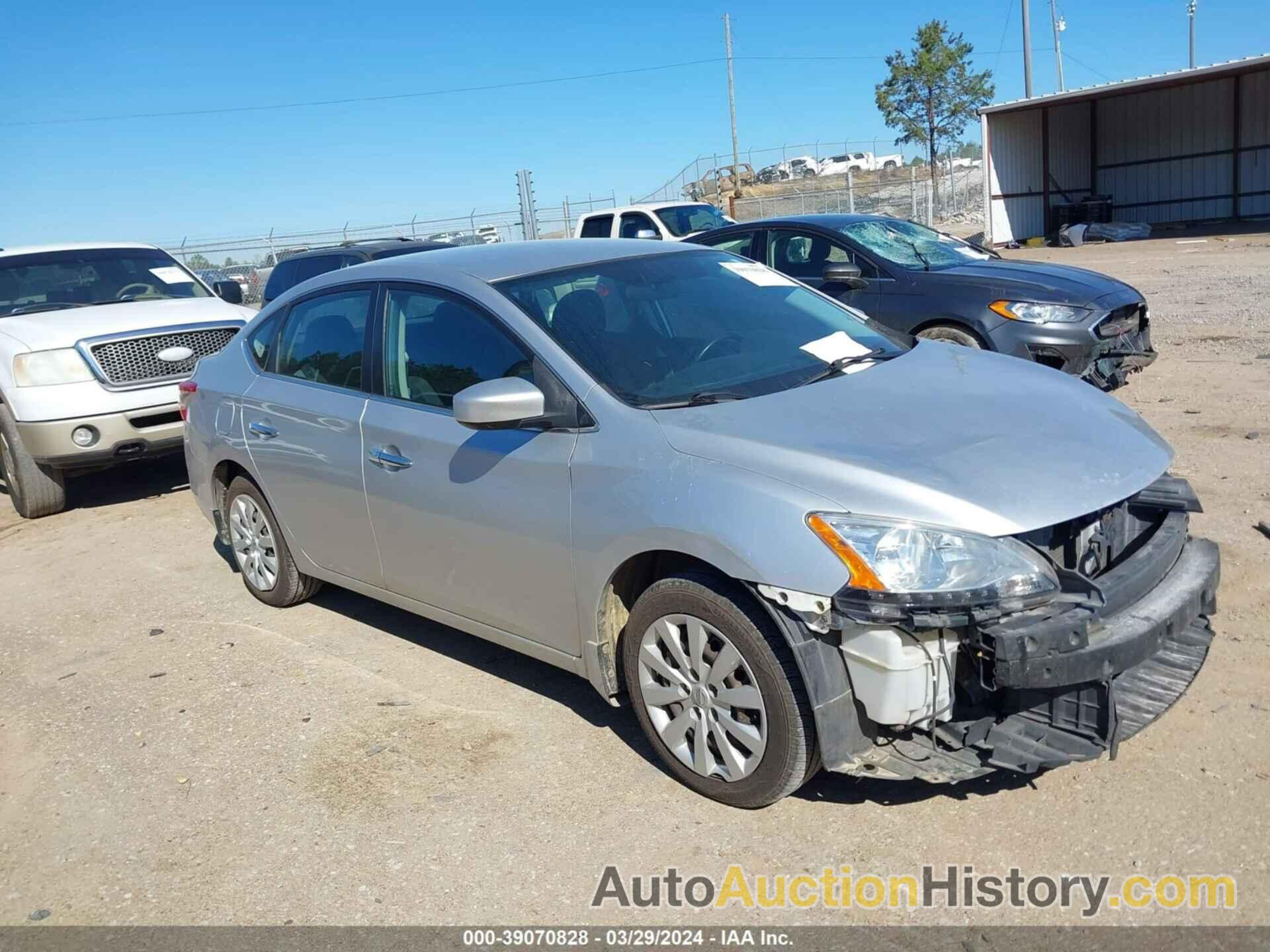 NISSAN SENTRA S/SV/SR/SL, 3N1AB7AP2FY274188