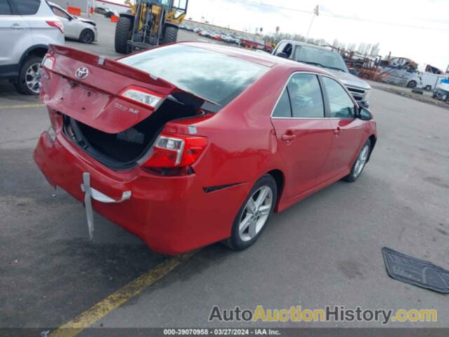 TOYOTA CAMRY SE, 4T1BF1FK9EU814701