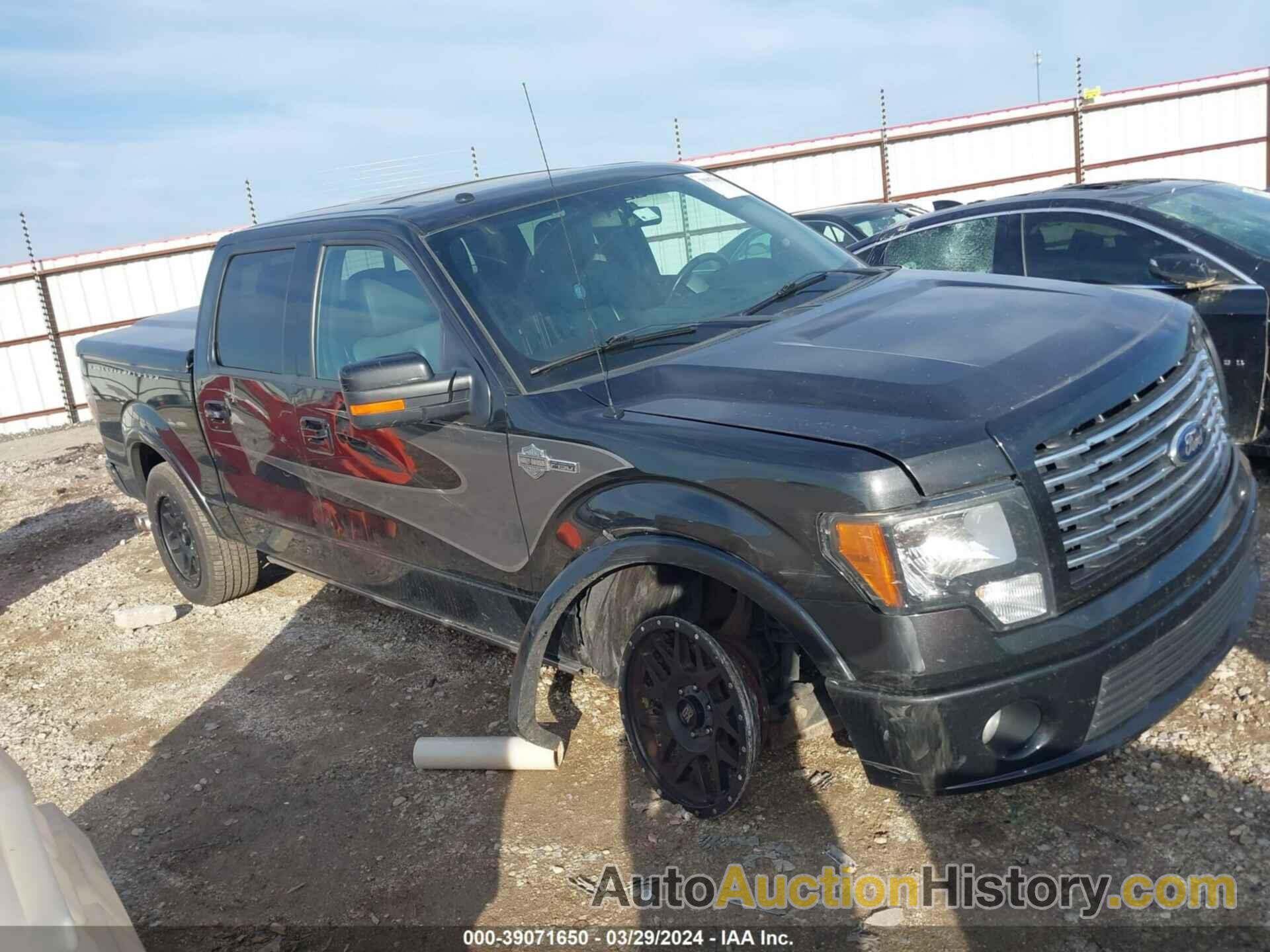 FORD F-150 HARLEY-DAVIDSON, 1FTFW1E69CFB54221