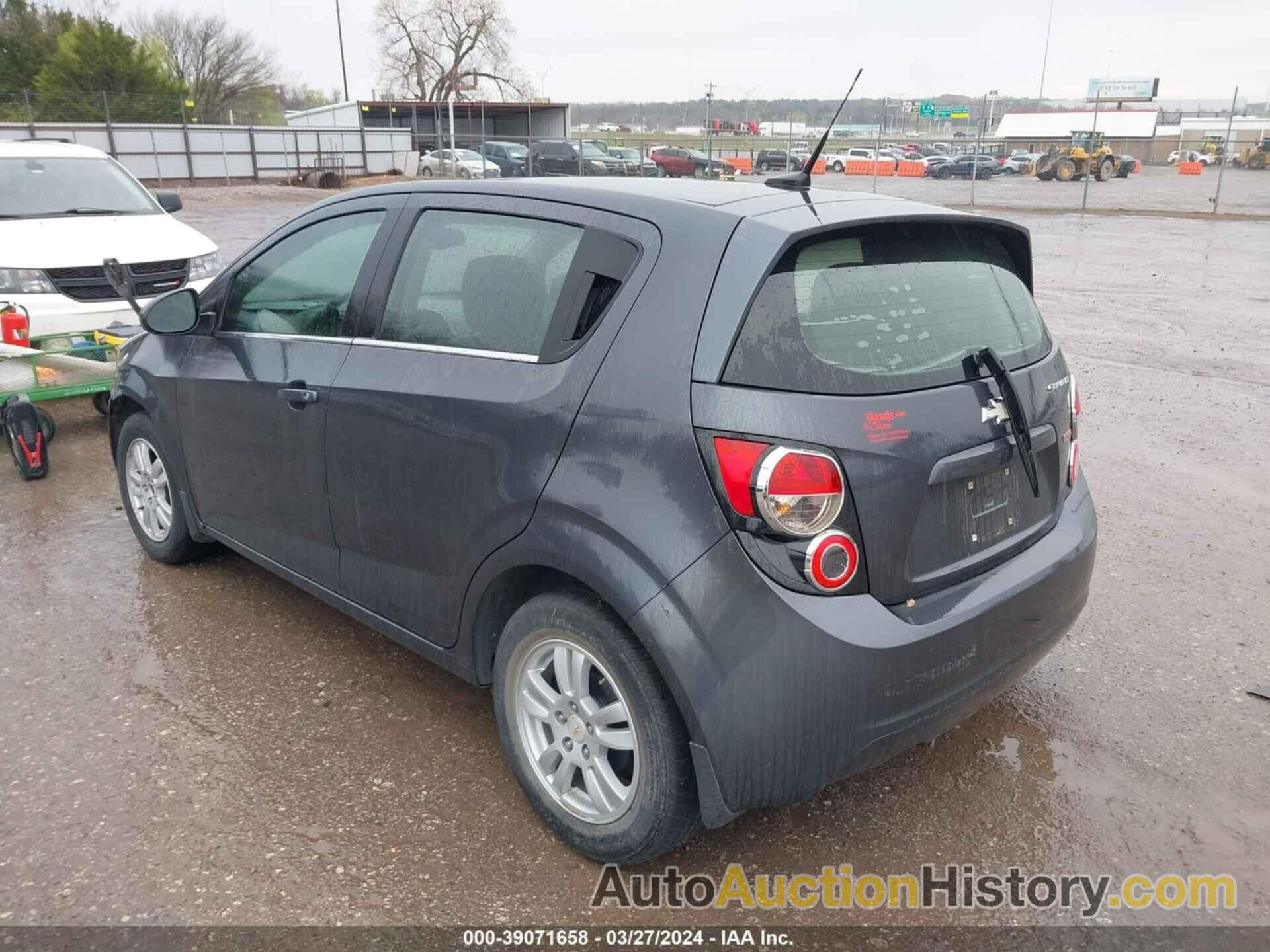 CHEVROLET SONIC 1LT, 1G1JD6SB3C4193874