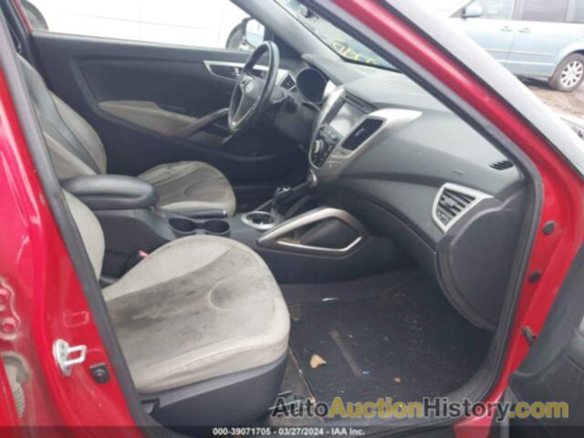 HYUNDAI VELOSTER BASE W/GRAY, KMHTC6AD8CU076891