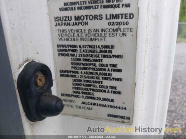 ISUZU NPR HD DSL REG, JALC4W169A7004434