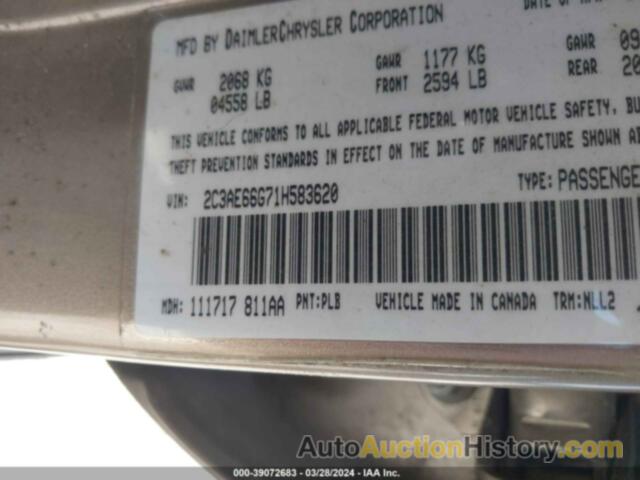 CHRYSLER 300M, 2C3AE66G71H583620