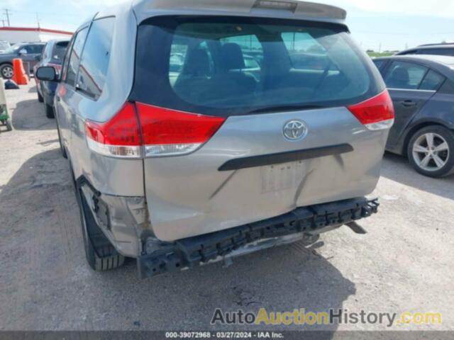 TOYOTA SIENNA L V6 7 PASSENGER, 5TDZK3DC7DS387298