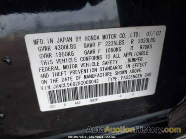 ACURA TSX, JH4CL96828C006042