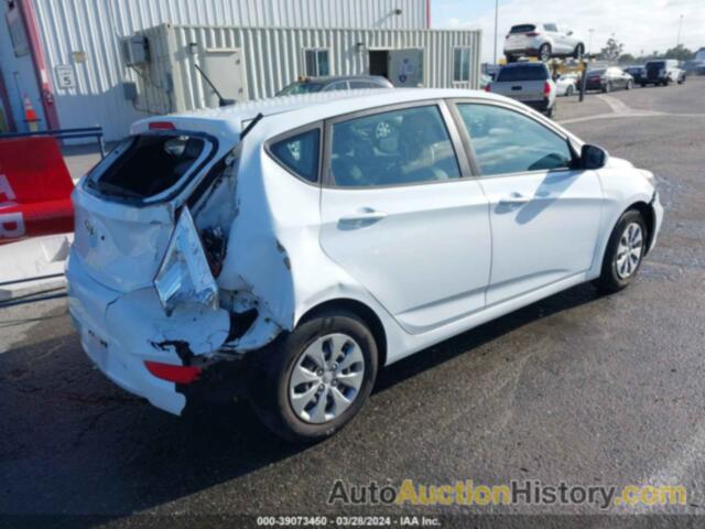 HYUNDAI ACCENT SE, KMHCT5AE4HU338626