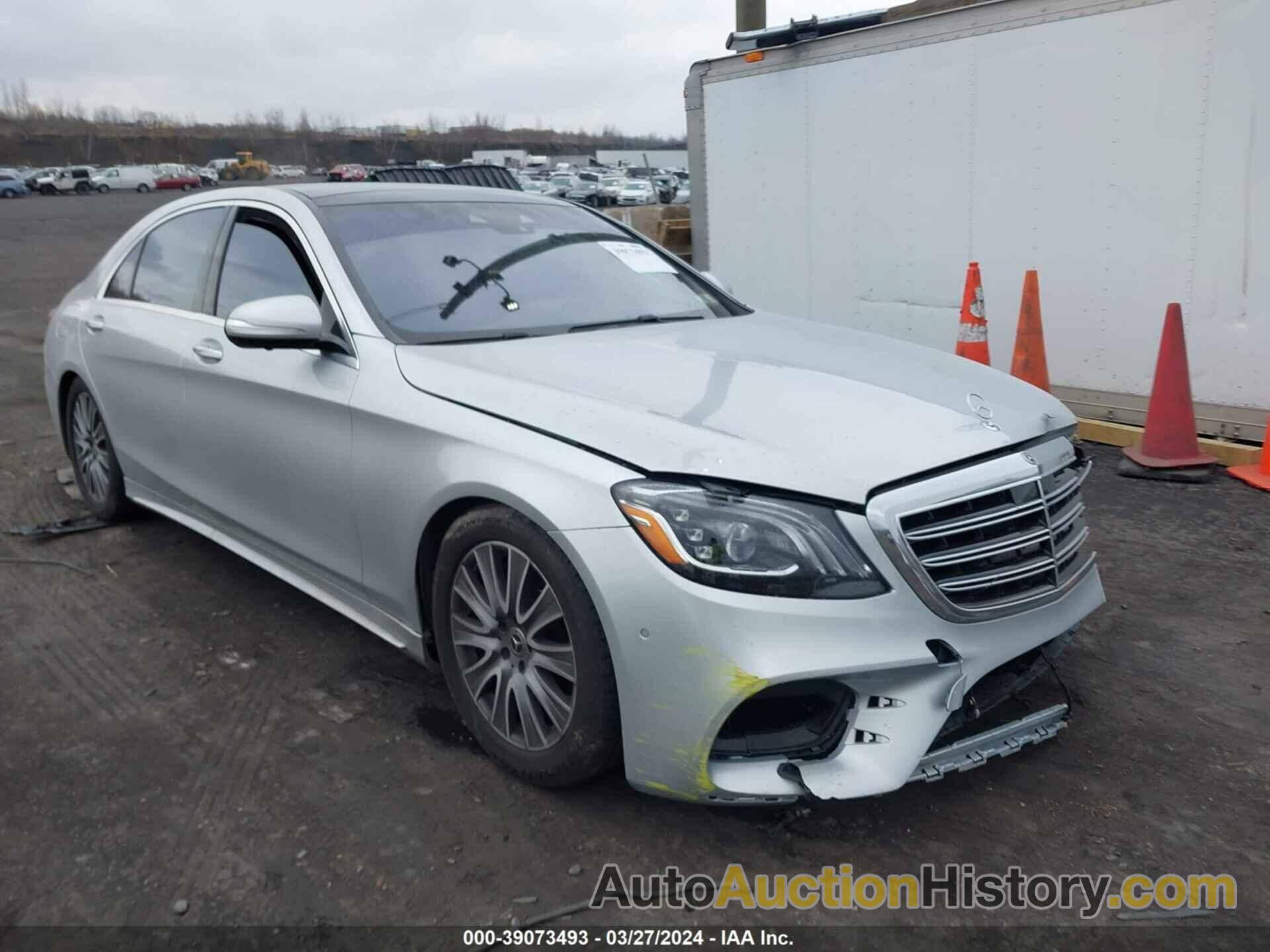 MERCEDES-BENZ S 560 4MATIC, WDDUG8GB9JA346181