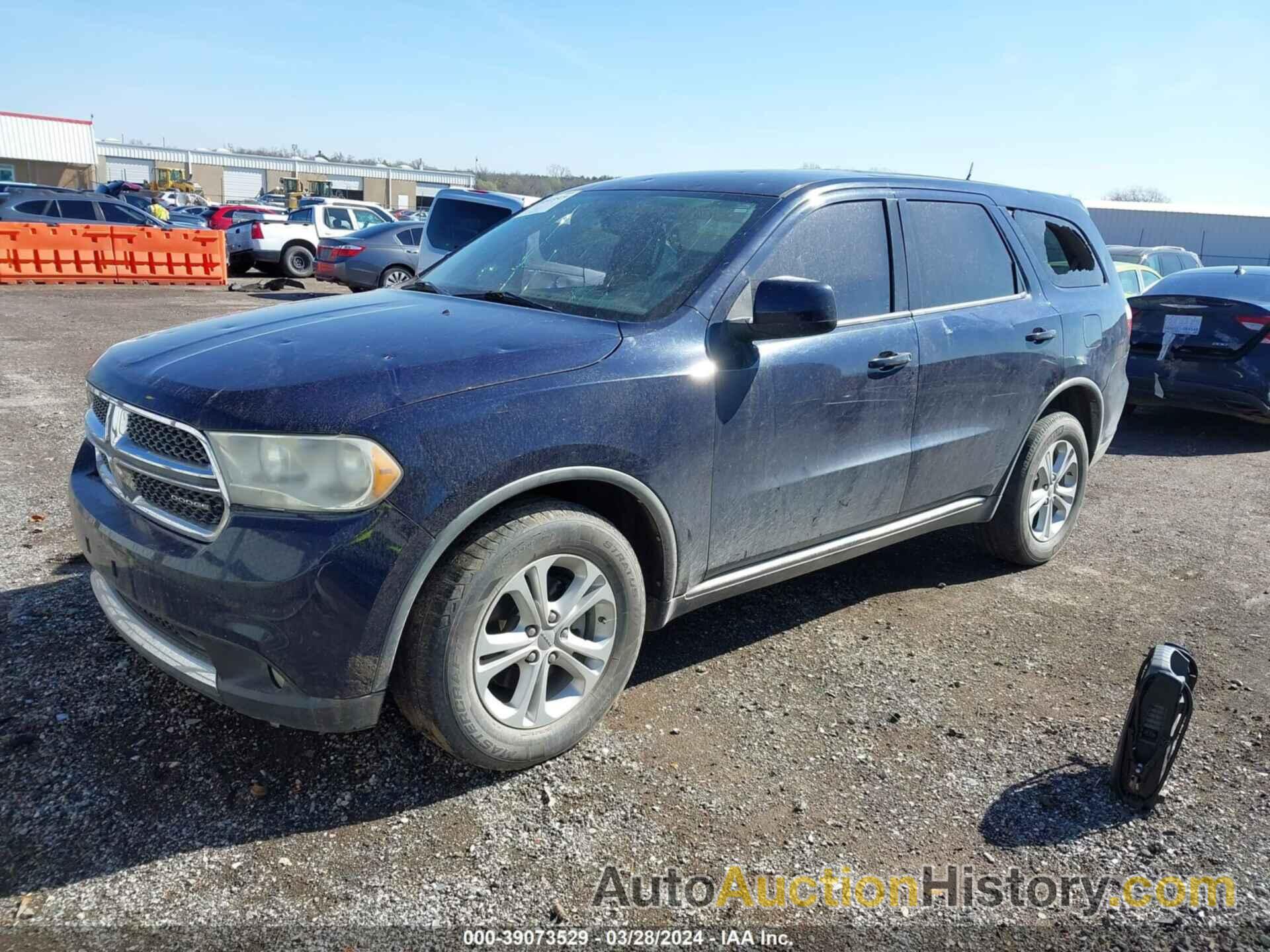 DODGE DURANGO SXT, 1C4RDHAG5CC216810