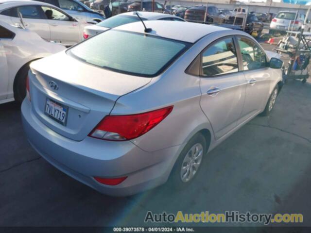 HYUNDAI ACCENT SE, KMHCT4AE4GU144414