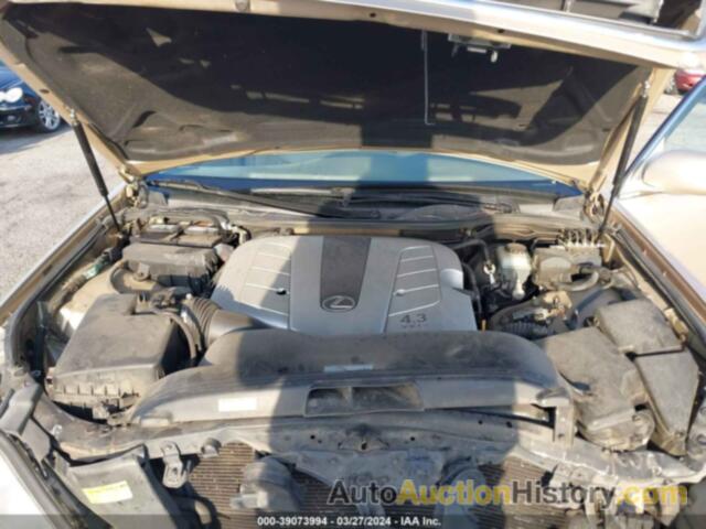 LEXUS LS 430, JTHBN36F740152157