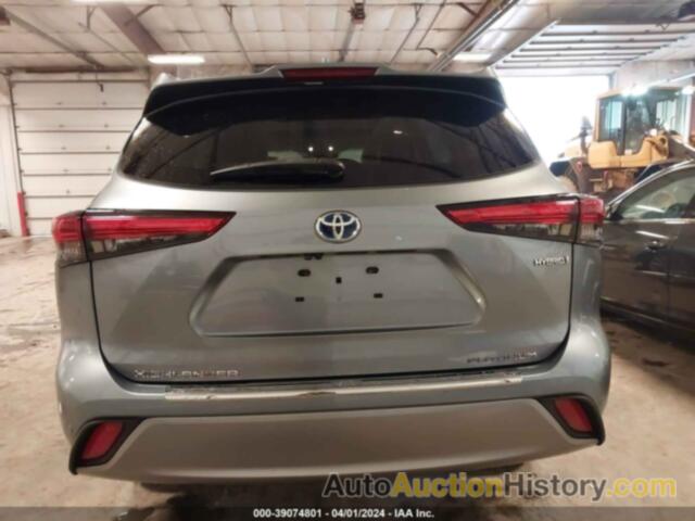 TOYOTA HIGHLANDER HYBRID PLATINUM, 5TDEBRCH6MS016597