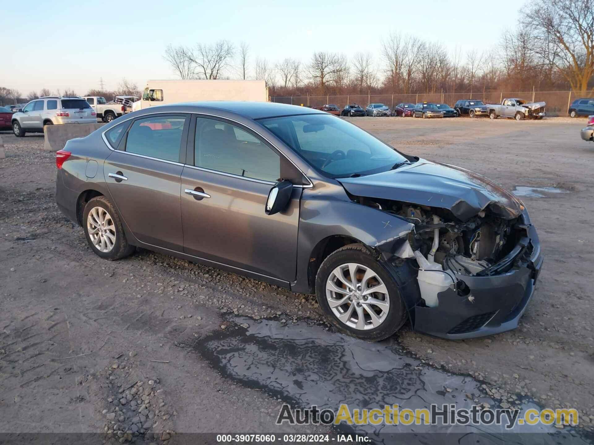 NISSAN SENTRA SV, 3N1AB7AP2KL606038