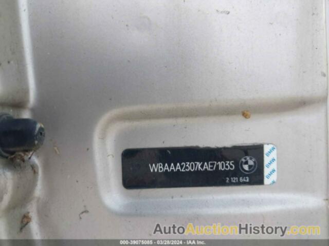 BMW 325 I AUTOMATIC/IS AUTOMATIC, WBAAA2307KAE71035