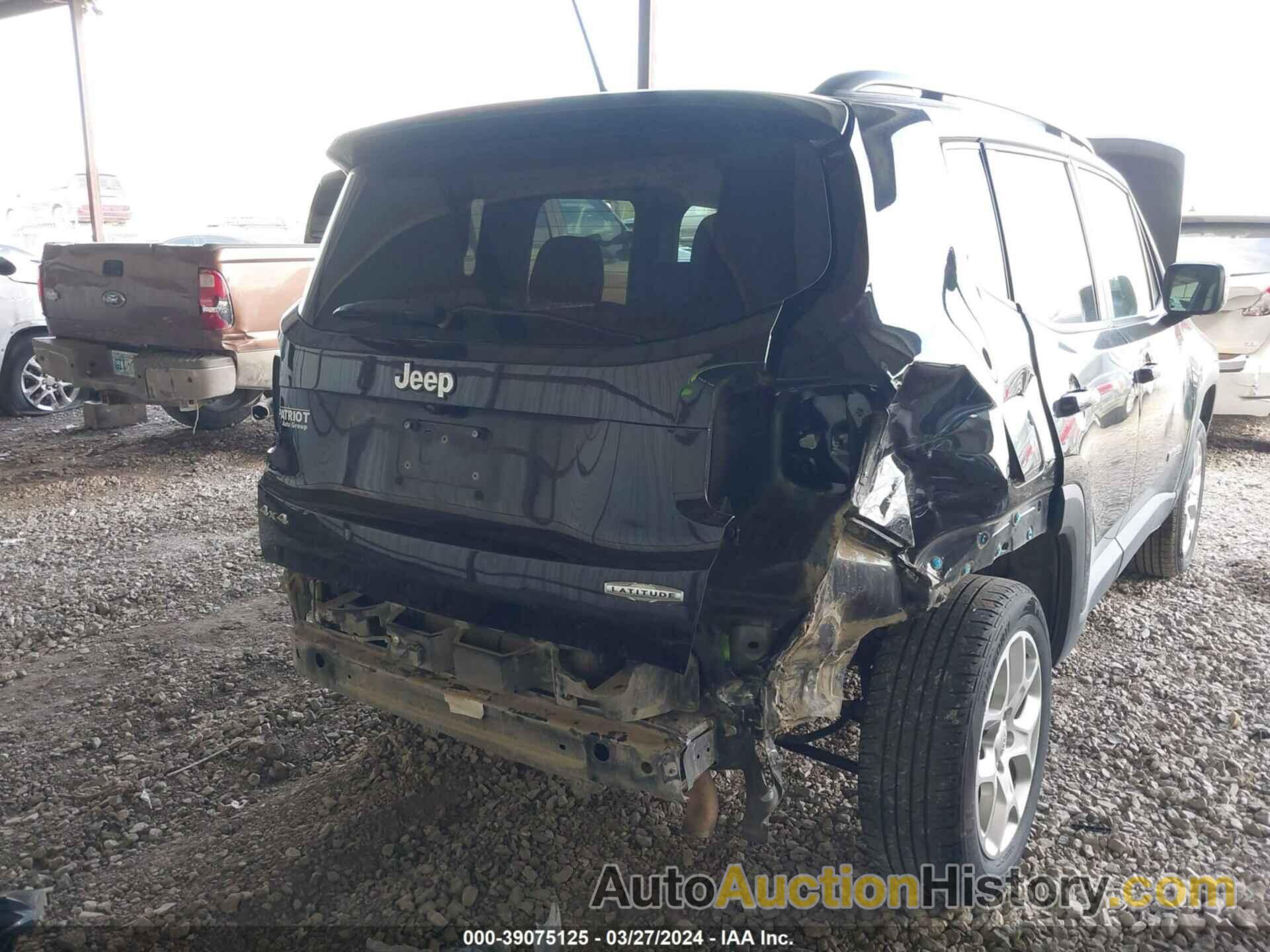 JEEP RENEGADE LATITUDE 4X4, ZACCJBBB4HPG57166