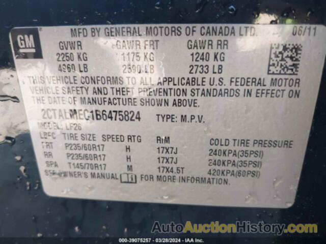 GMC TERRAIN SLE-1, 2CTALMEC1B6475824