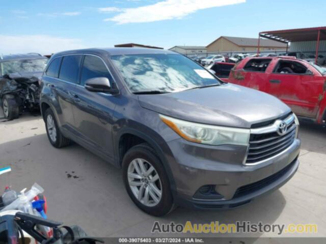 TOYOTA HIGHLANDER LE, 5TDZARFH7GS017911