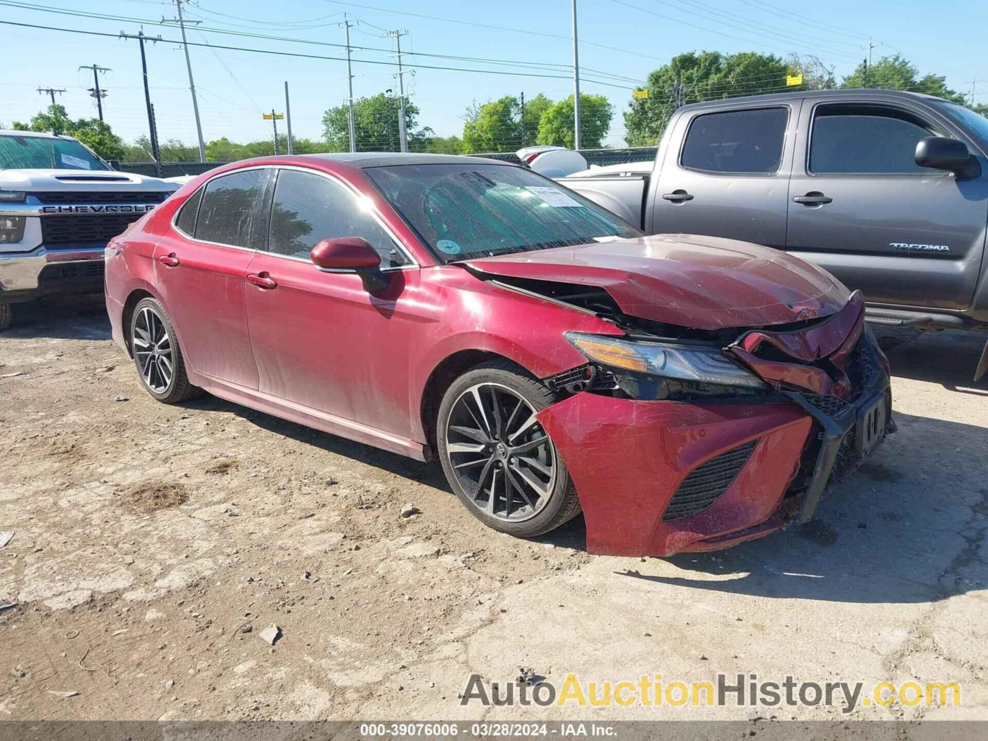 TOYOTA CAMRY XSE, 4T1B61HKXJU604079