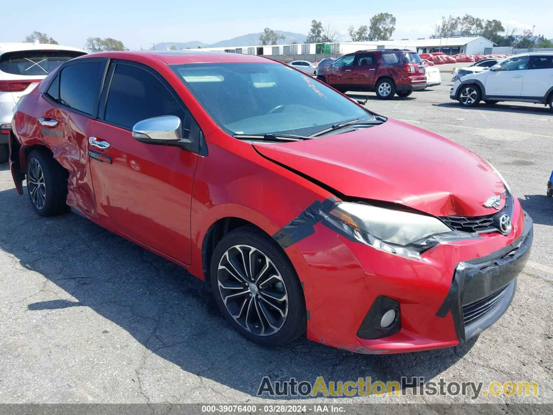 TOYOTA COROLLA S PREMIUM, 5YFBURHE5FP260720