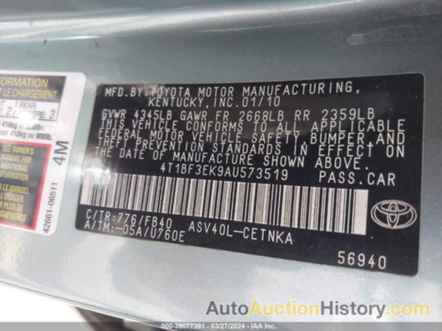 TOYOTA CAMRY LE, 4T1BF3EK9AU573519