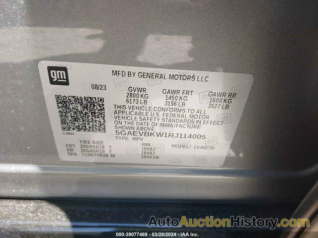 BUICK ENCLAVE PREMIUM AWD, 5GAEVBKW1RJ114005