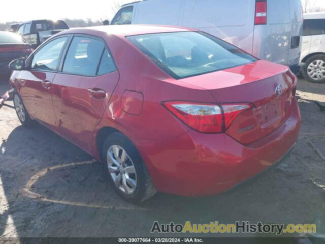 TOYOTA COROLLA LE, 2T1BURHE1EC038786