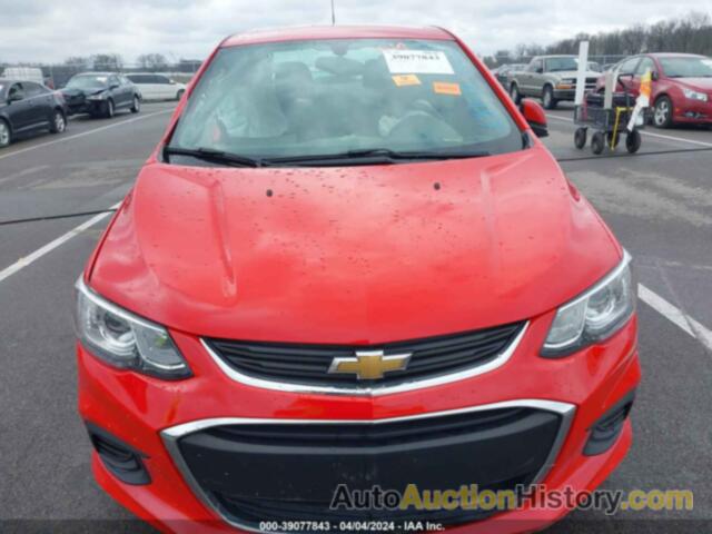 CHEVROLET SONIC LT AUTO, 1G1JD5SH3H4123247