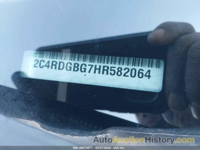 DODGE GRAND CARAVAN SE, 2C4RDGBG7HR582064