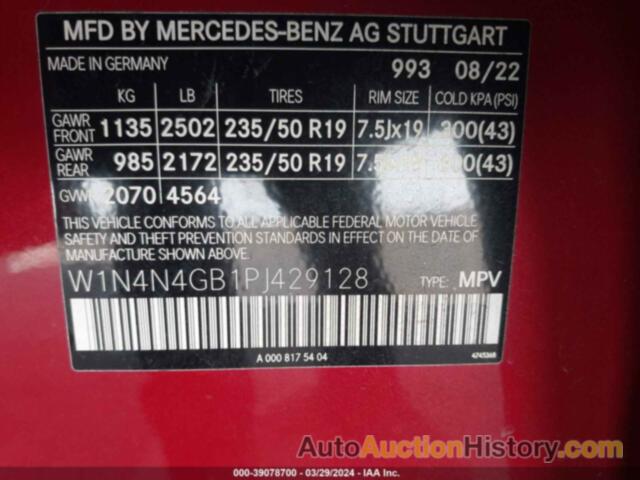 MERCEDES-BENZ GLA 250, W1N4N4GB1PJ429128